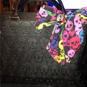 Betsey Johnson Skull Tote Bag